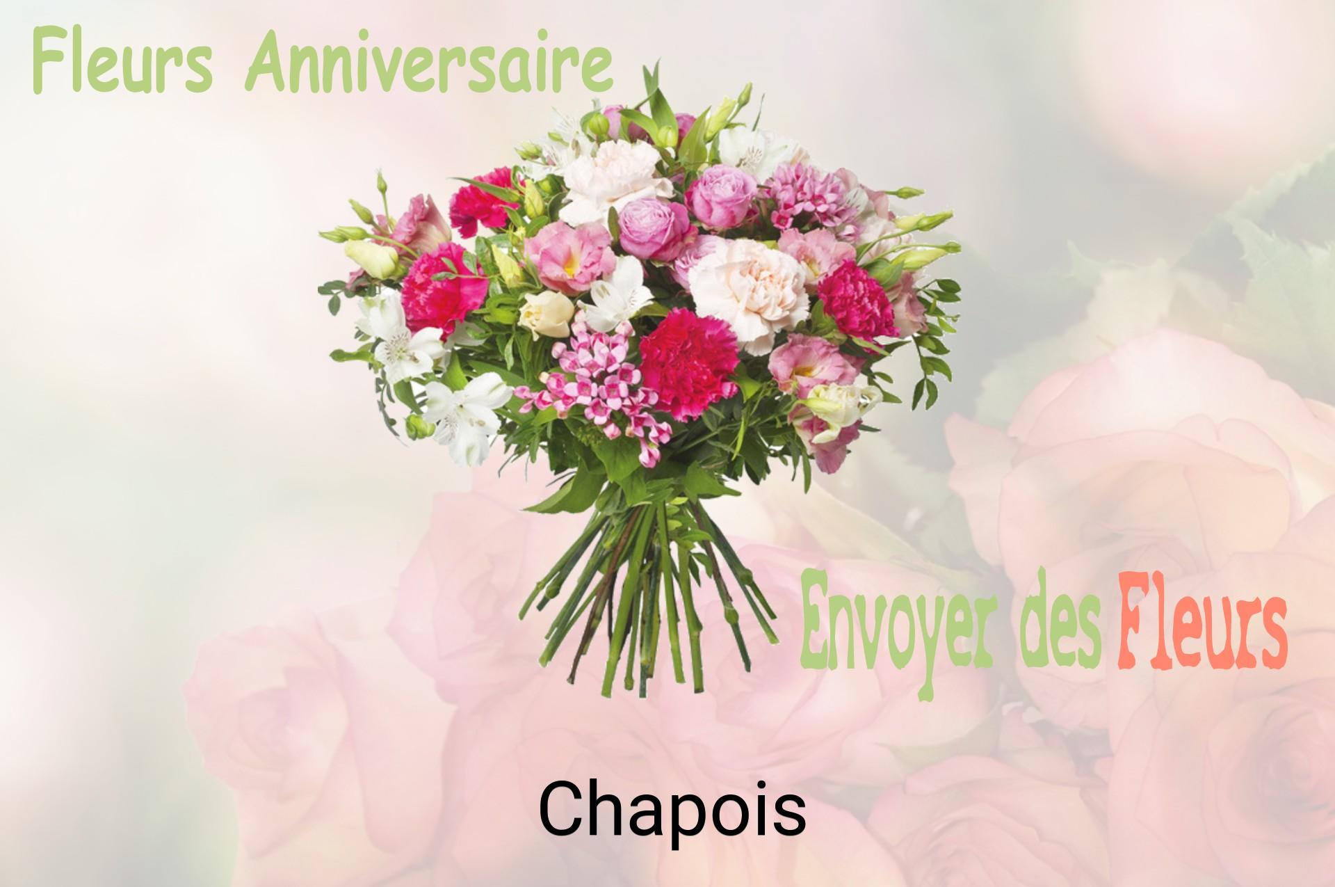 Bouquet de fleurs d’anniversaire livré à Chapois